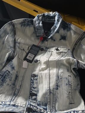 True Religion Light Rail Danny Denim Jacket - Light Blue Wash